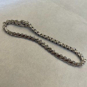 Women’s Silver Diamond Bracelet